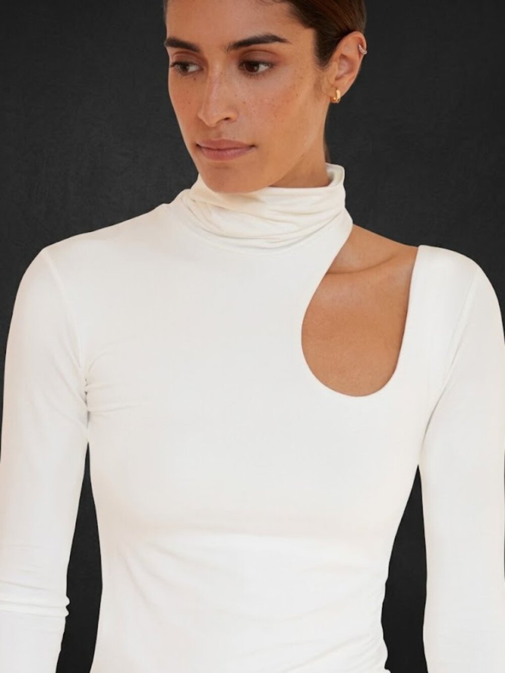 NWOT Marcella Allegra Cutout Turtleneck | Size M